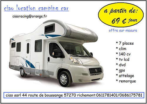 CIAO _Location de Camping Car