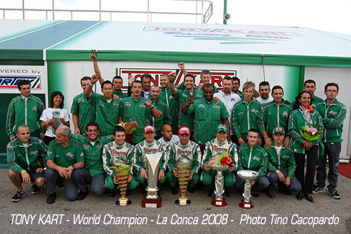 TONY KART - Champion du Monde Karting KF1 & KF2 2008